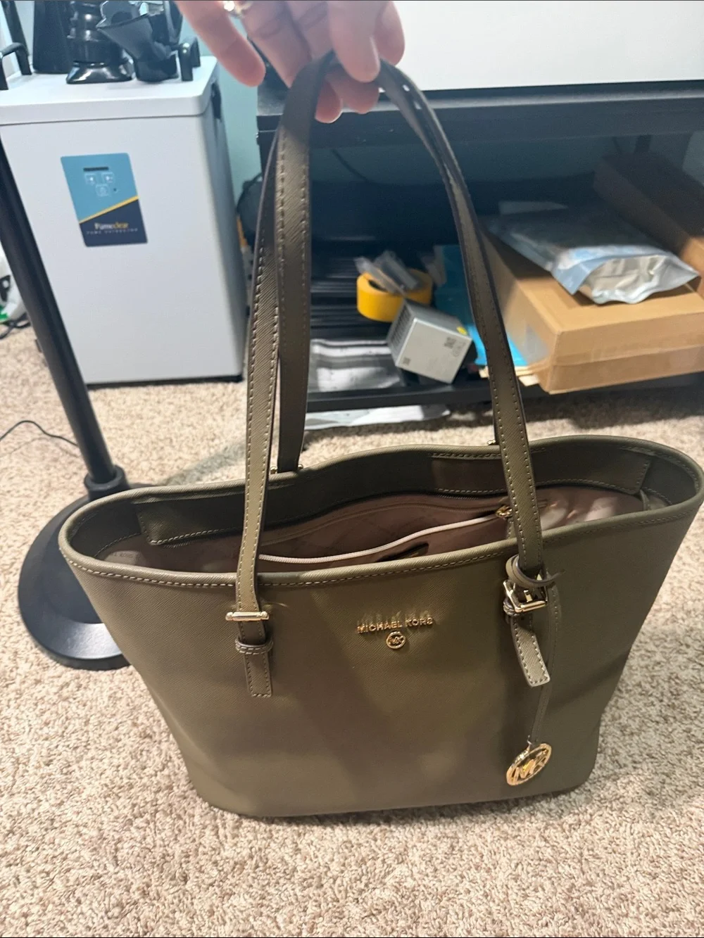 Michael Kors saffiano leather